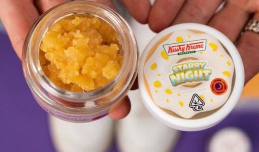 Kushy Kreme Starry Night Live Resin Sugar 28gram Per Jar